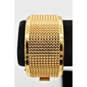 Elegant Gold Mesh Bracelet